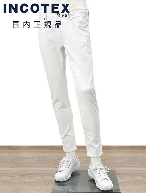 ジャケットコーデに合わせたクリーンなINCOTEX / インコテックスのホワイトデニム
