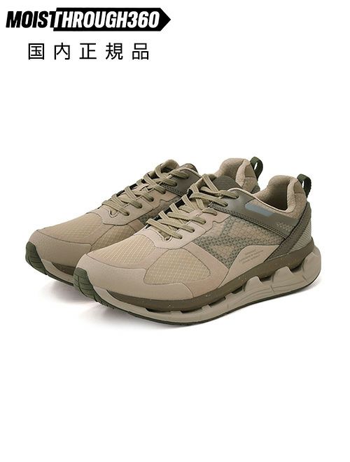 モイスルーサンロクマル MOISTHROUGH360 防水スニーカー ベージュ