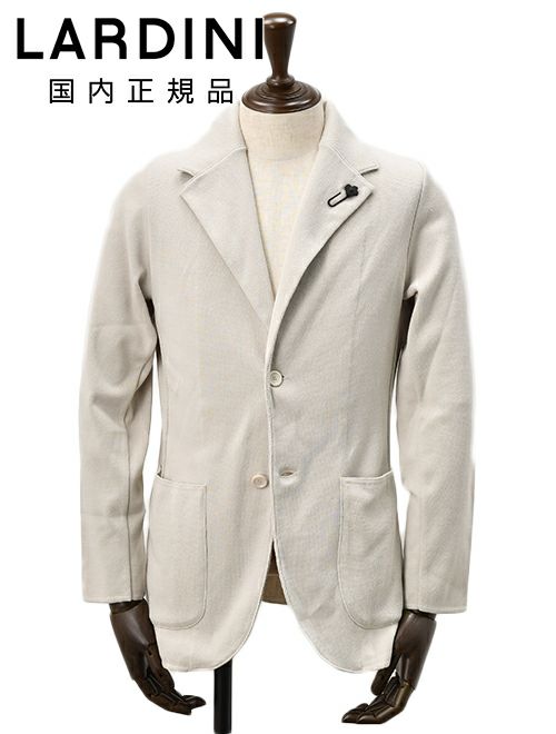 カジュアルスタイルで美しいラインが際立つLARDINI / ラルディーニのサマーニットジャケット