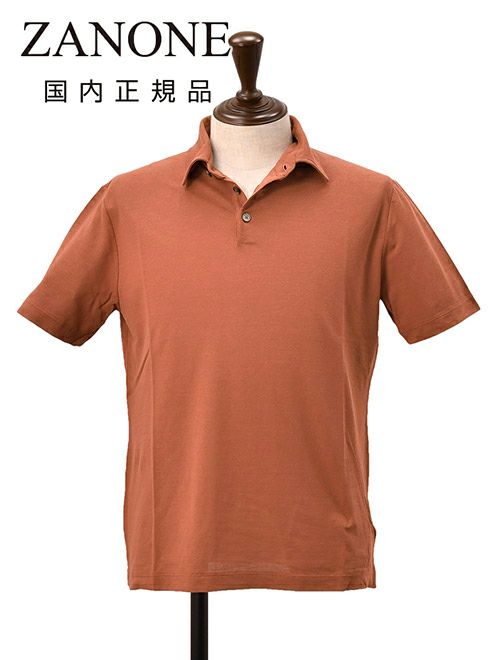大人男性の夏に快適なZANONE/ザノーネのアイスコットンポロシャツ