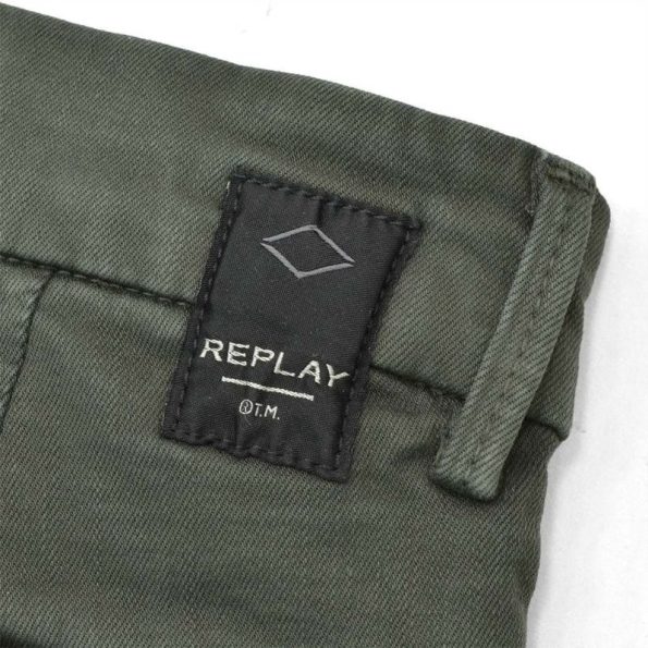 REPLAY / リプレイのカーゴハーフパンツのウエスト周り