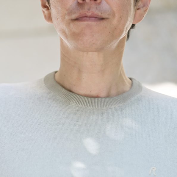 REPLAY リプレイ グラデーションニット サマーニット グリーン リブがポイント