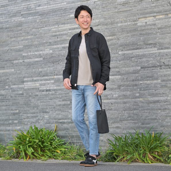 REPLAY リプレイ リネンシャツ CPOシャツ コーディネート