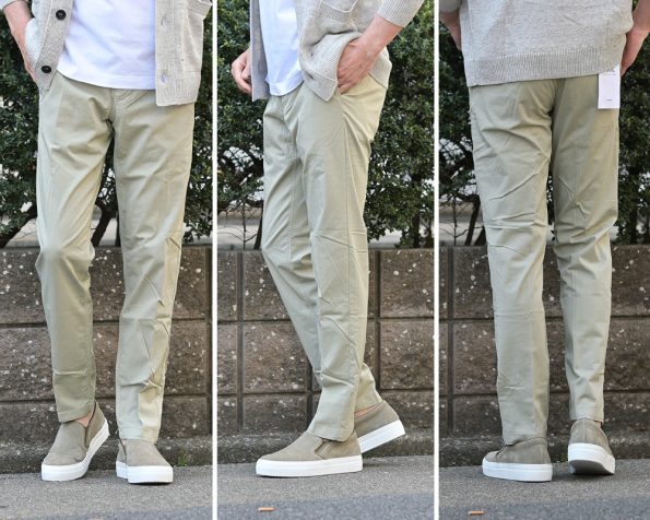 REPLAY リプレイ チノ ハイパーフレックス スリム ライトオンス カラーチノ シルエット紹介