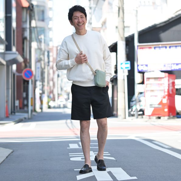 REPLAY リプレイ ハーフパンツ ブラック スウェット ショーツ コーディネート