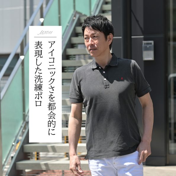 REPLAY リプレイ ポロシャツ 鹿の子 ブラック