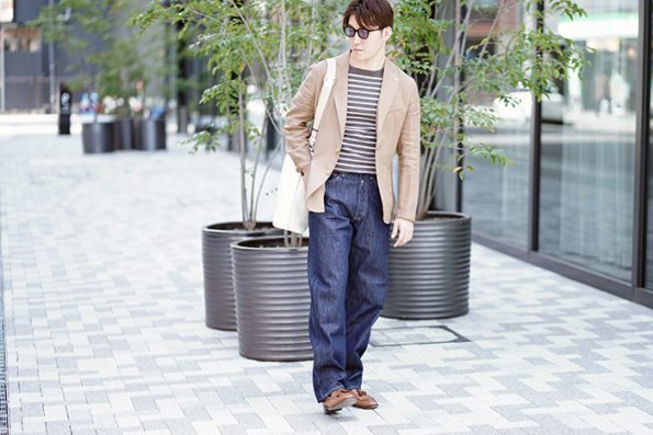 ジャンネット リネンジャケット ブラウン