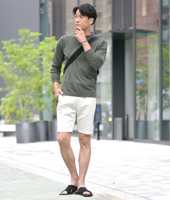 BERWICH / ベルウィッチのショーツを使ったサマーニット大人コーデ