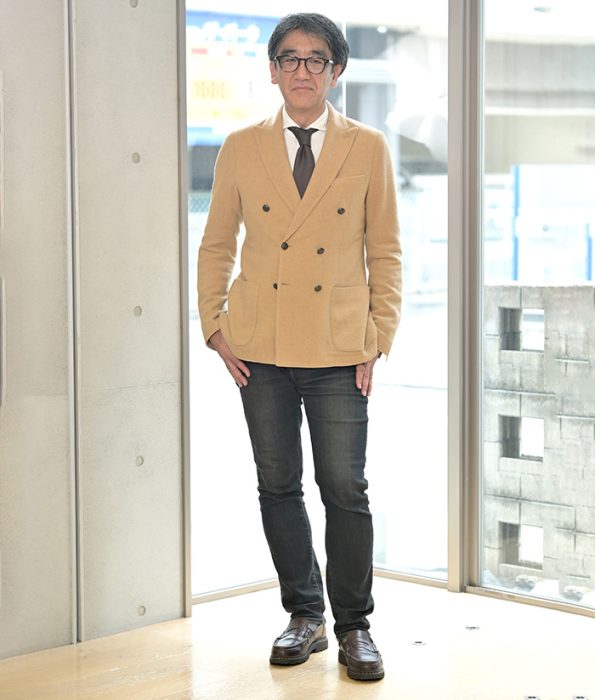 ブラックウォッシュデニムコーデ 40代50代