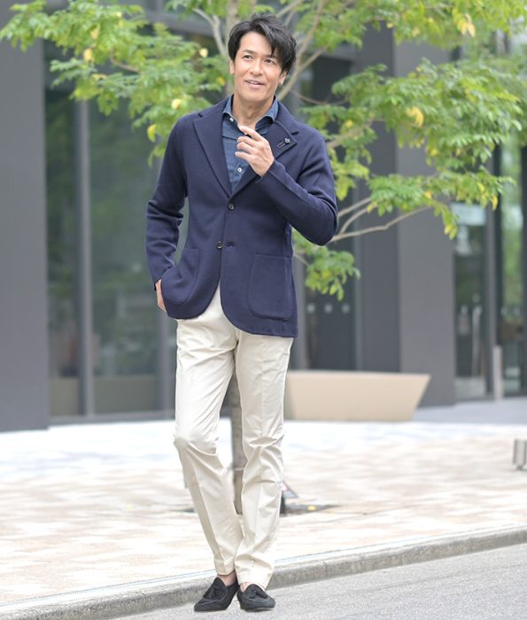 ビジカジ　スマカジ　40代50代　メンズコーデ