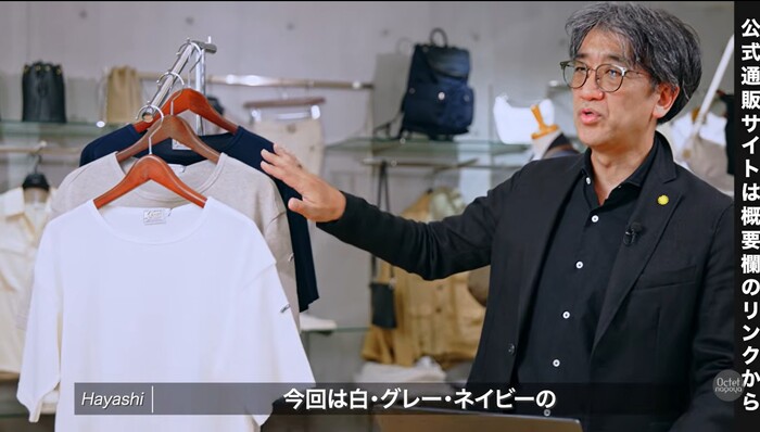 汗をかいてもベタつきにくい、大人の男性に推奨する体型カバーニットTの機能性