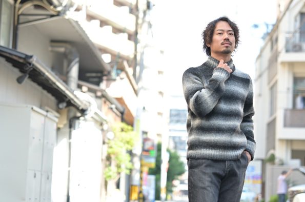 MORGANO(モルガーノ)ニット製品のブランド織りネームタグと品質表示