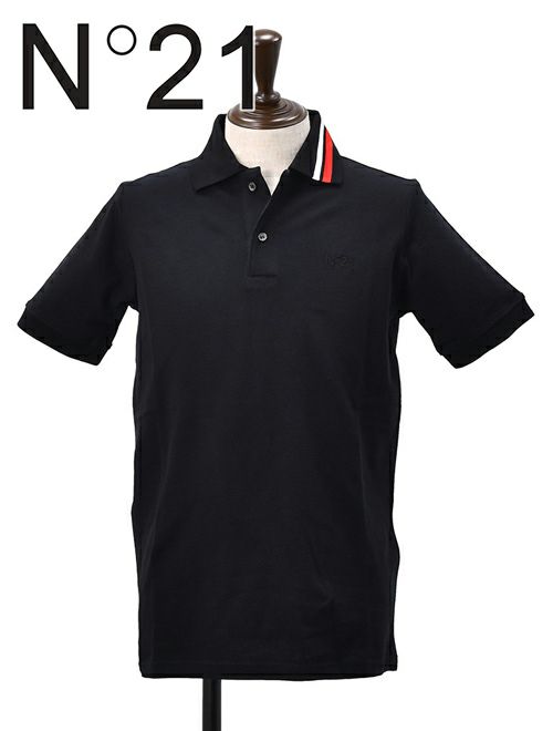 N°21　ブラック　ポロシャツ
