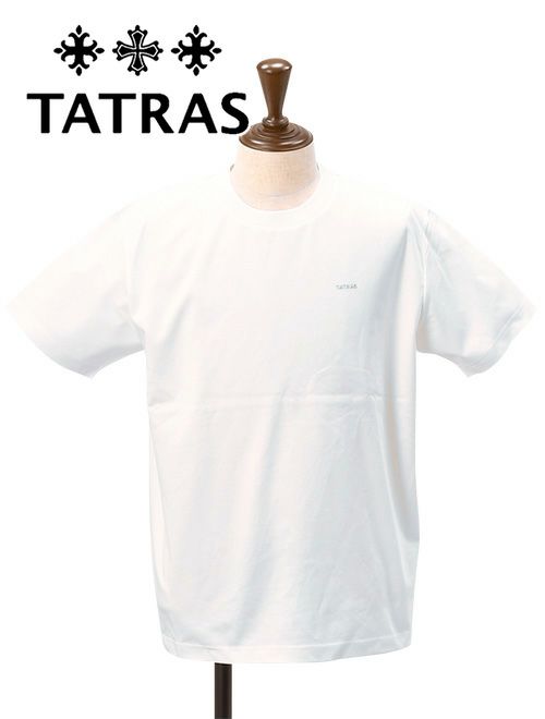 タトラス　ホワイト　半袖Tシャツ
