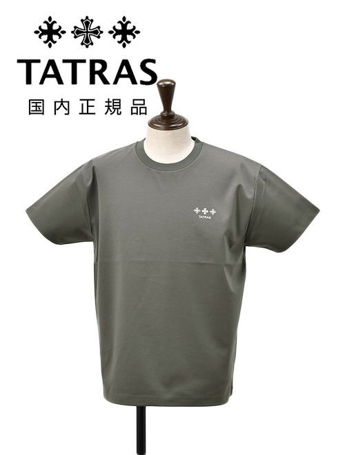 タトラス　半袖　Tシャツ　ヌンキ　NUNKI　クルーネックカットソー　チャコールグレー