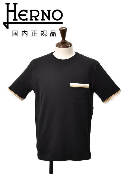ヘルノリゾート　半袖　カットソー　Tシャツ　コットン100%　ブラック　黒