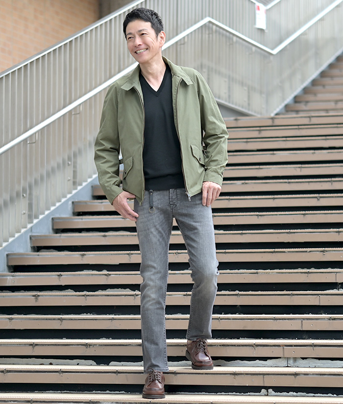 無骨さを洗練に変える、40代50代の休日スタイル