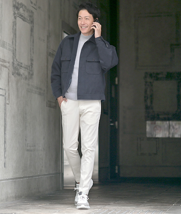 “好印象ブルゾン”でつくる秋冬の装い