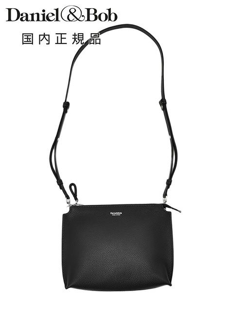 ダニエル&ボブ　ショルダーバッグ　レザーバッグ　男女兼用　ブラック　黒　アルチェ・アコピアート