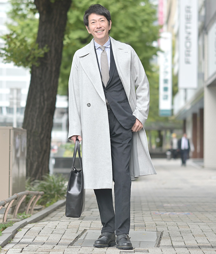 “できる男”は軽やかに魅せる。冬の通勤コーデ