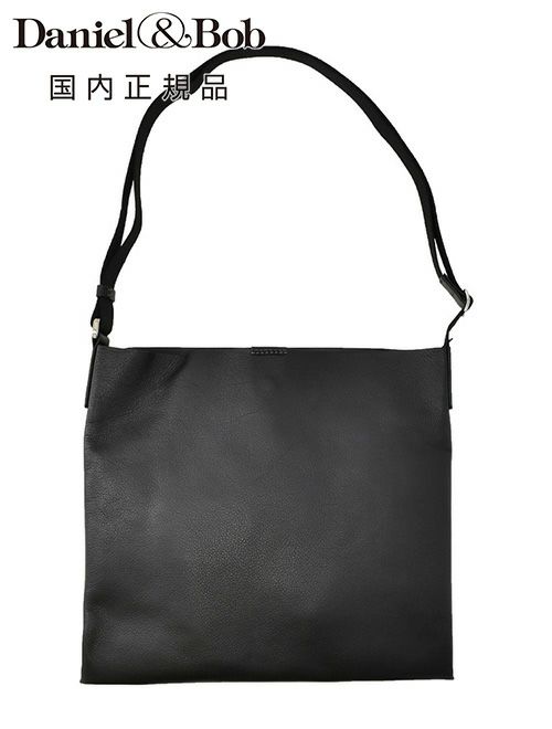 ダニエル&ボブ　ショルダーバッグ　レザーバッグ　LINDO　牛革　ブラック　黒