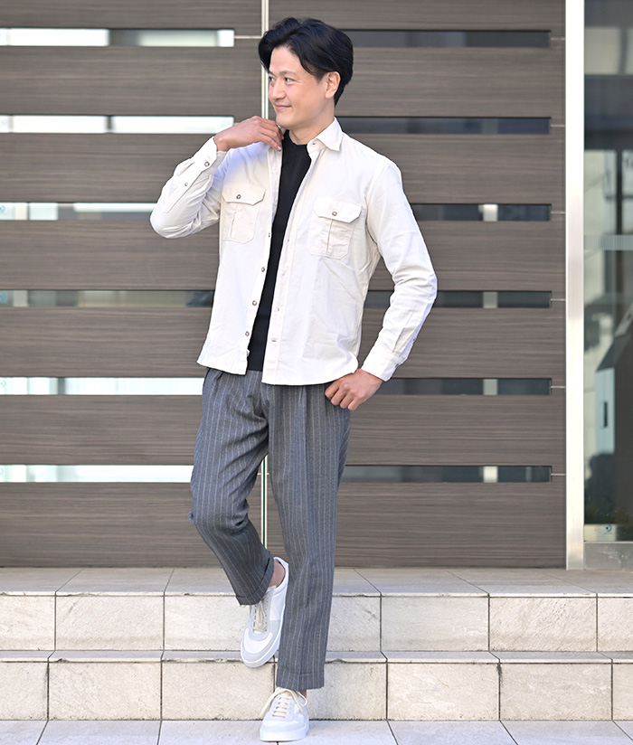 品よくラフに。大人が似合う、都会派サファリスタイル