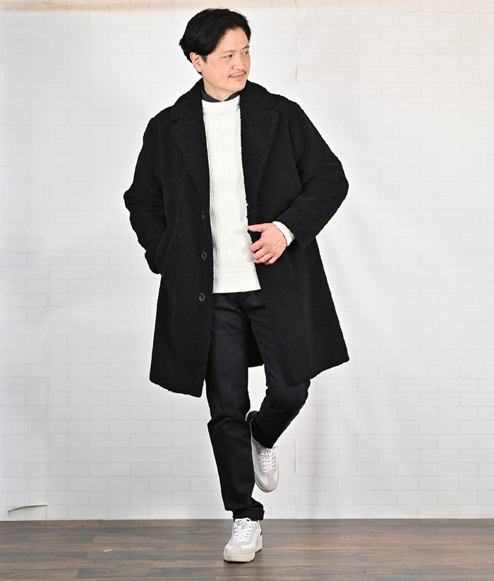 主役はボアコートをスマートに着るコツ