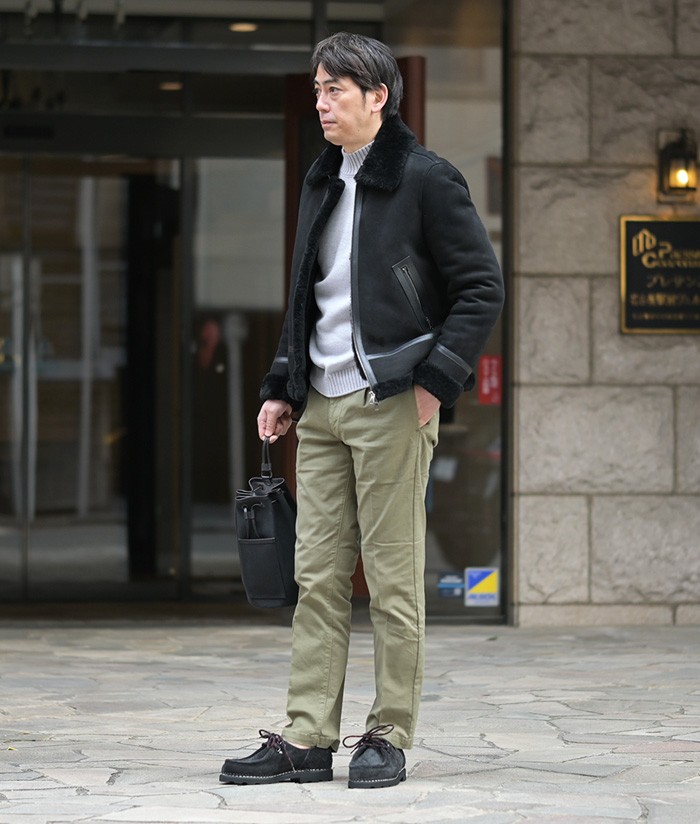 ハードすぎない大人のムートンスタイル