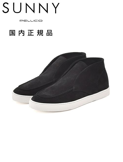 ペリーコ サニー　チャッカシューズ　BARTEX　スエードレザー　黒　ブラック　Uチップ