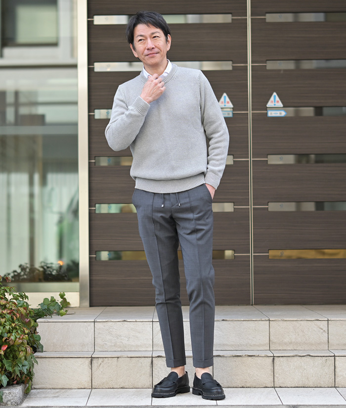 春に着る大人のオフィスカジュアルスタイル