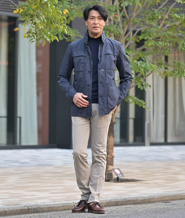都会派、春アウターはM-65型で色気宿す