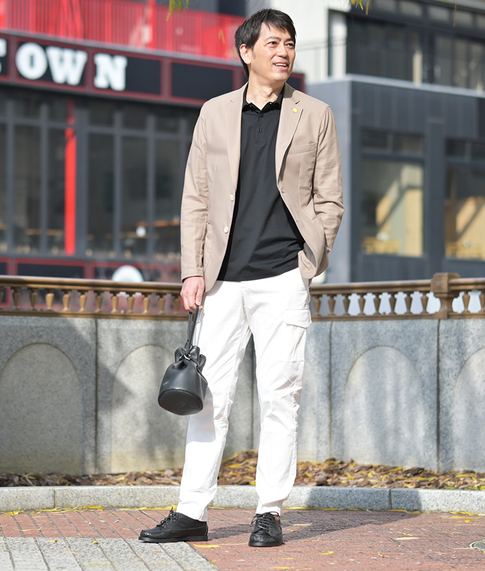 若く見せない、色気を足すGジャン