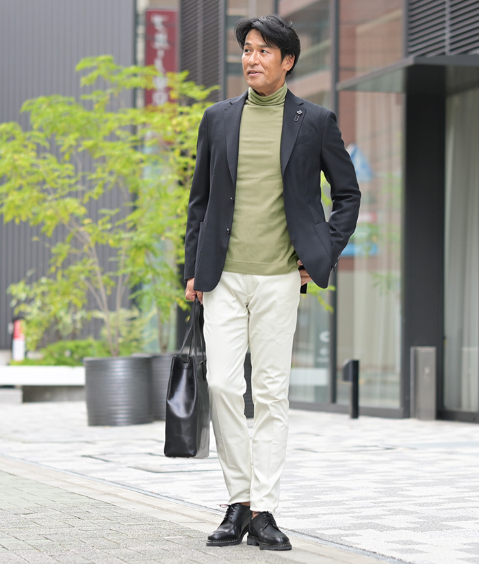 40代50代に似合う、上品な秋の色合わせく