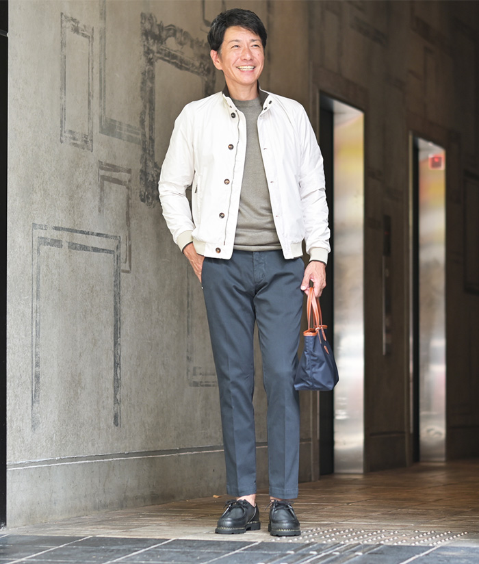 上質さはさりげなく。大人のための都会派カジュアル