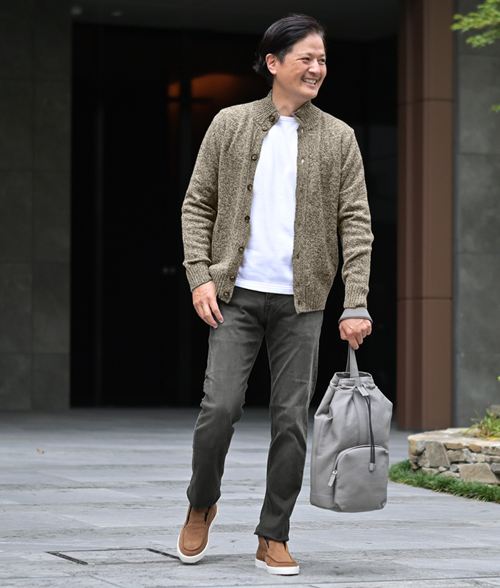 秋の大人カジュアルは、ザノーネ「CHIOTO」で品よく