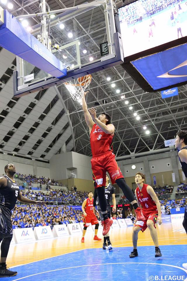 中東 泰斗選手のプレー写真