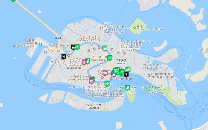 水路が発達しています