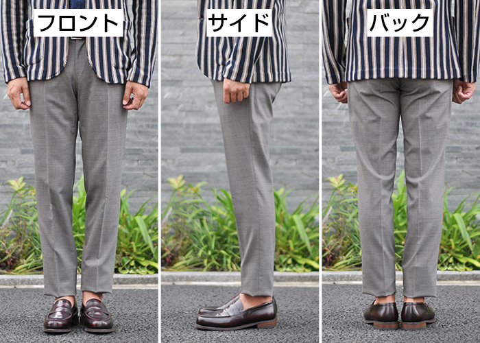 ピーティートリノ　GENTLEMAN FIT　ウールスラックス