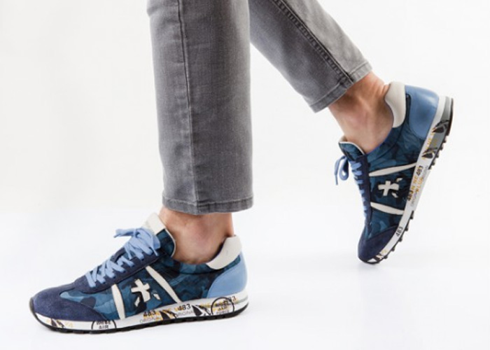 プレミアータ premiata white ホ スニーカー カモフラ