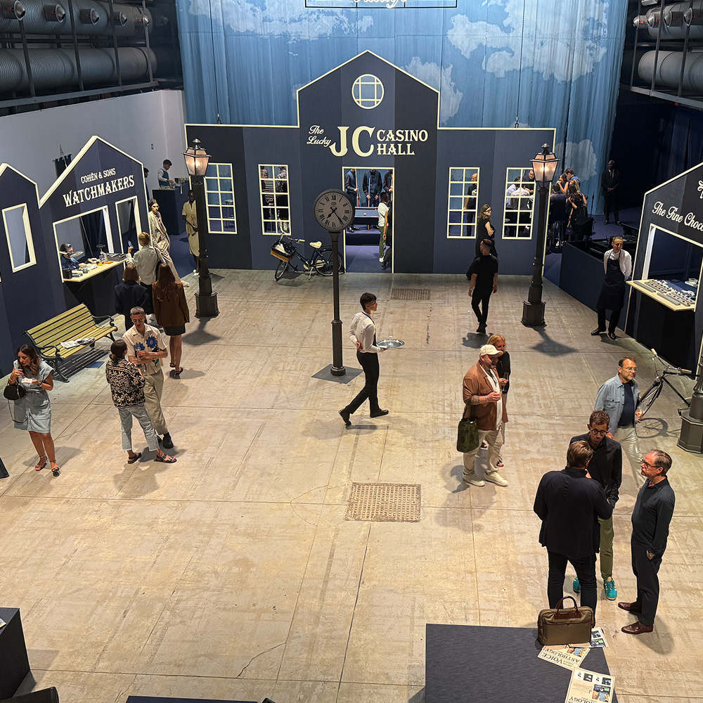 ヤコブコーエン Jacob Cohen Village パーティー マーチングバンド 展示 2025年6月