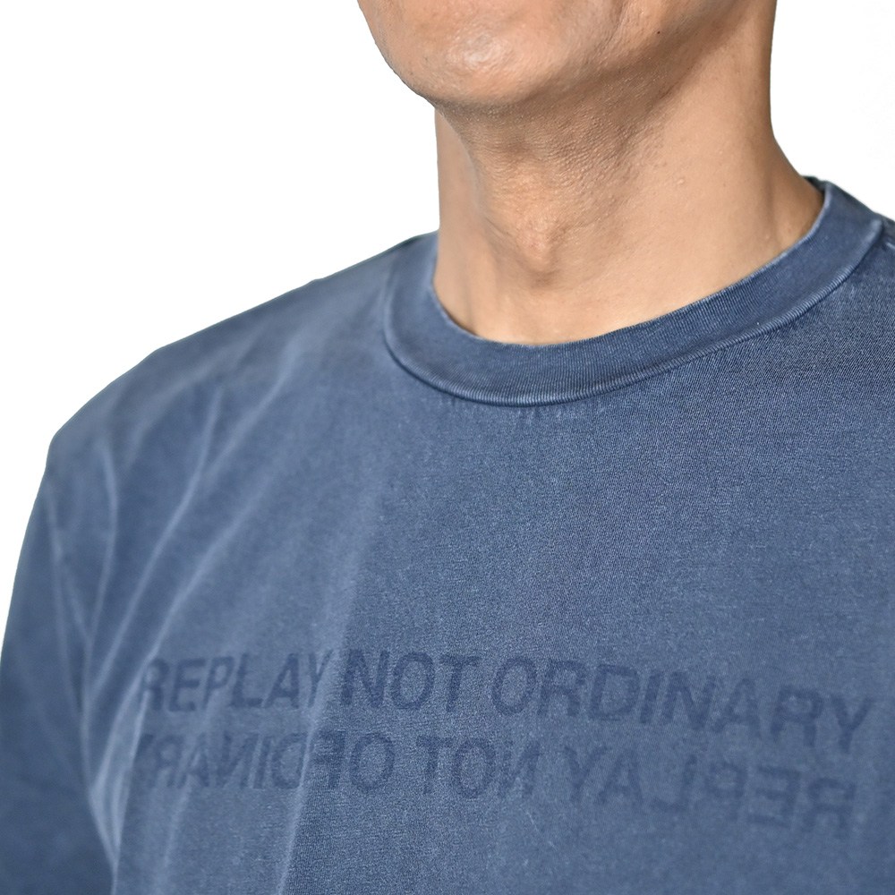リプレイ　REPLAY　Tシャツ　首元アップの画像