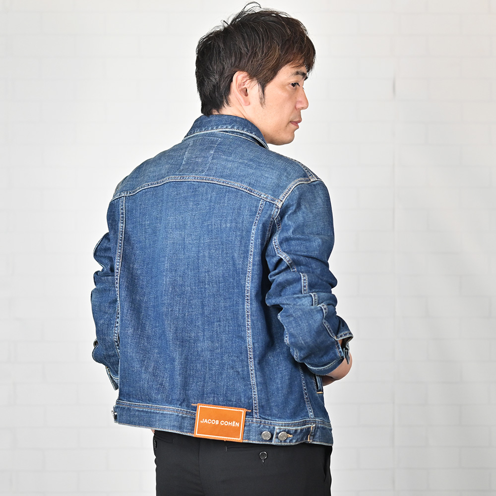 ヤコブコーエン（JACOB COHEN）LUXURY デニムジャケット　シルエット