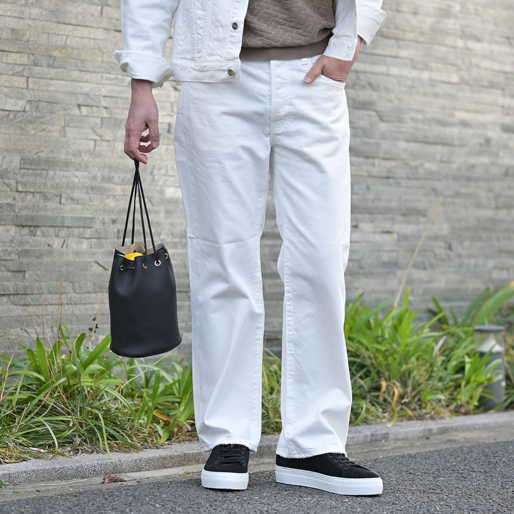 RED CARD（レッドカード）　Trucker Jacket -トラッカージャケット- ＆ Jiro -ジロー-　モデル着用画像