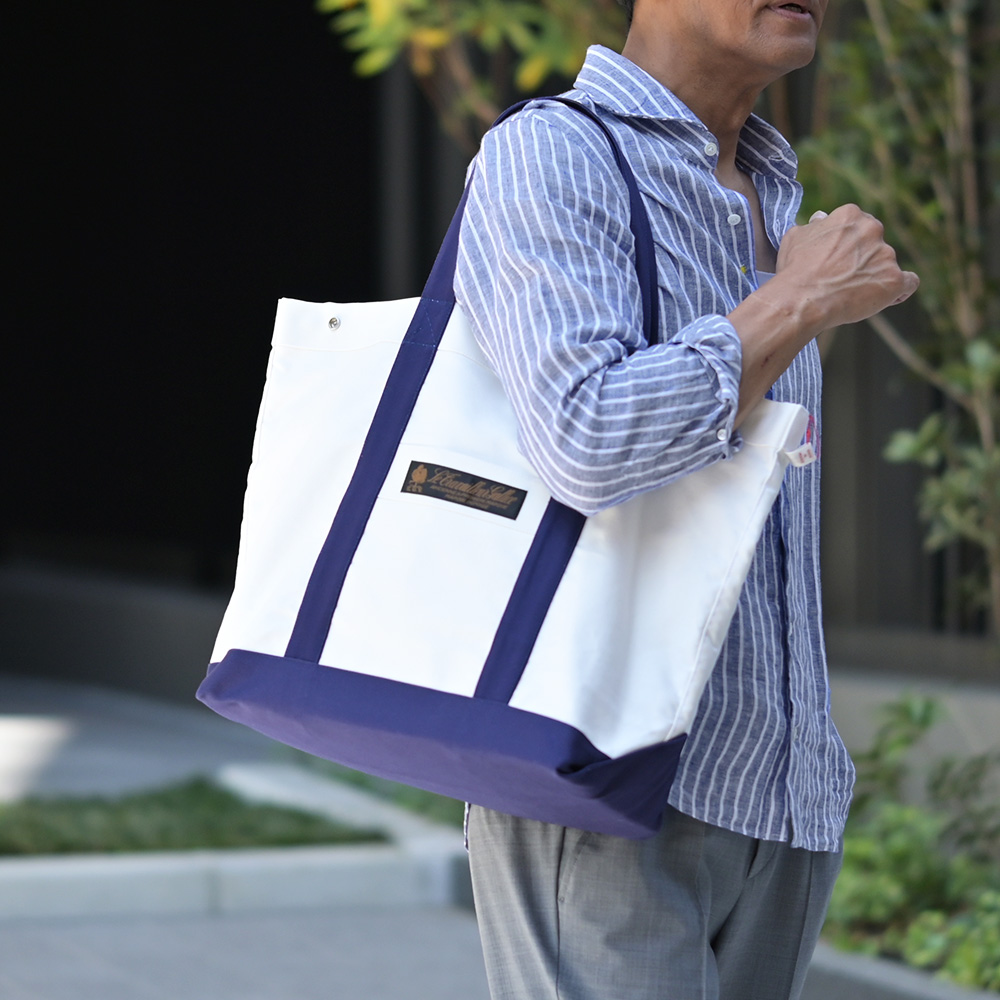 ル トラヴァイユール ガリス（LE TRAVAILLEUR GALLICE）SAC DE TRAVAIL 2フェイス変形型トートバッグ　アップ画像