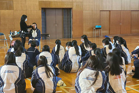 尾西高校　スーツ講座