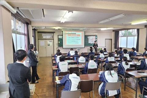 尾西高校　スーツ講座