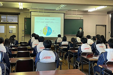 尾西高校　スーツ講座