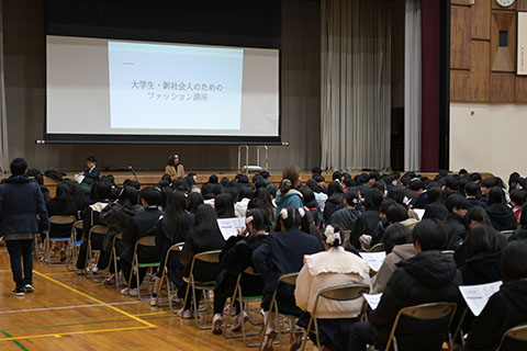 名古屋市工芸高校　スーツ講座