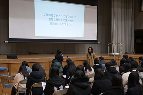 名古屋市工芸高校　スーツ講座